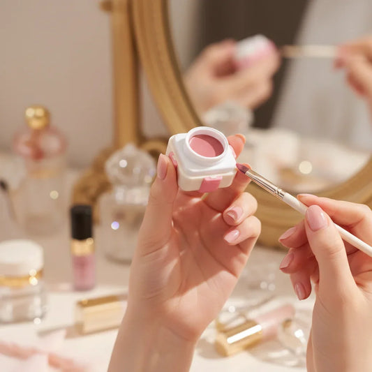 Close-Up Brush Application