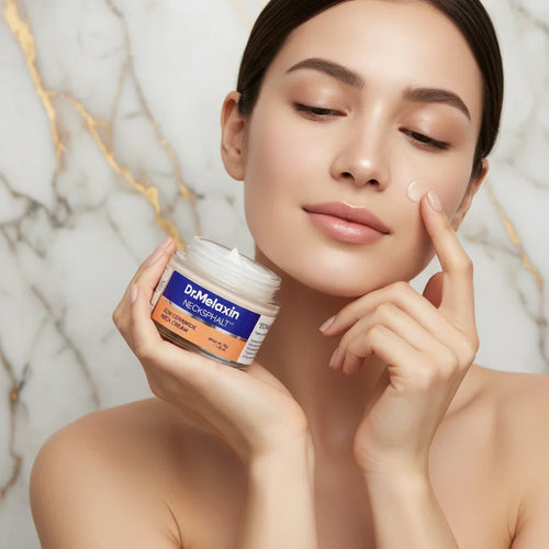 Dr.Melaxin Neck Cream - Woman Applying 3