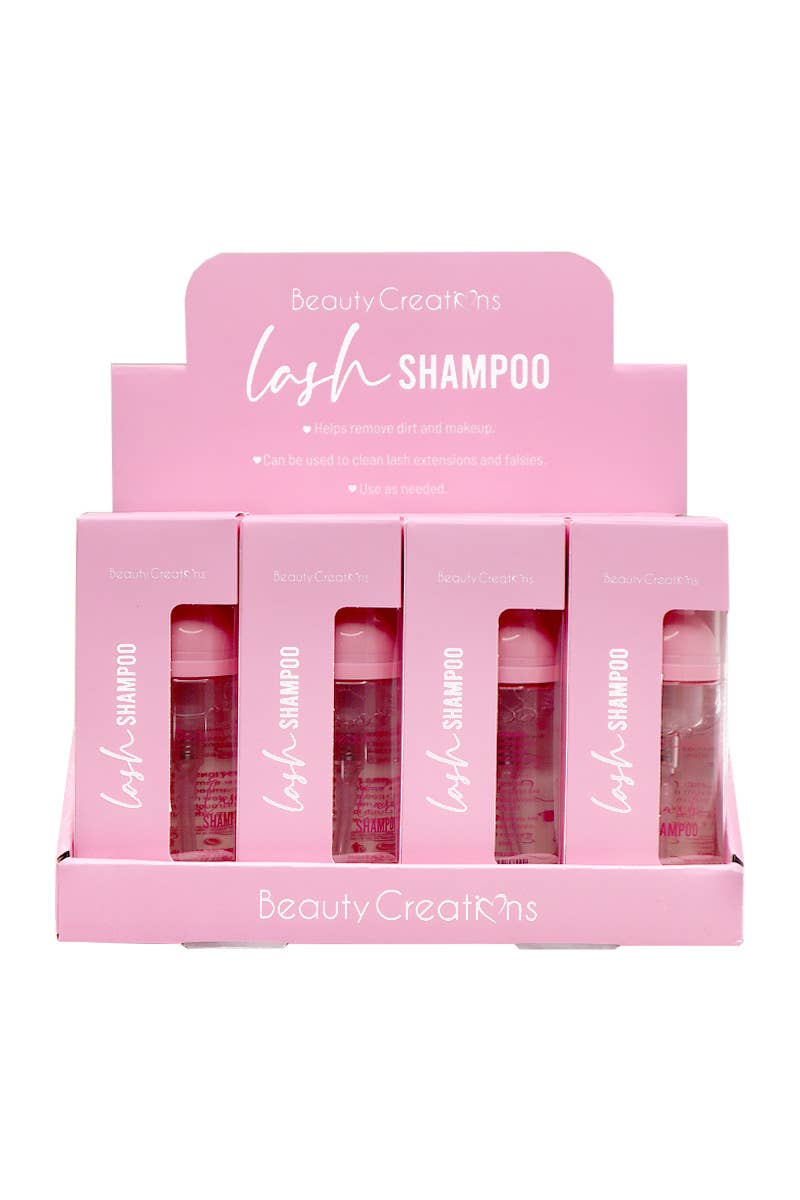 Beauty Creations LSH01 Eyelash Extension Cleansing Shampoo Kit - 12 Pack