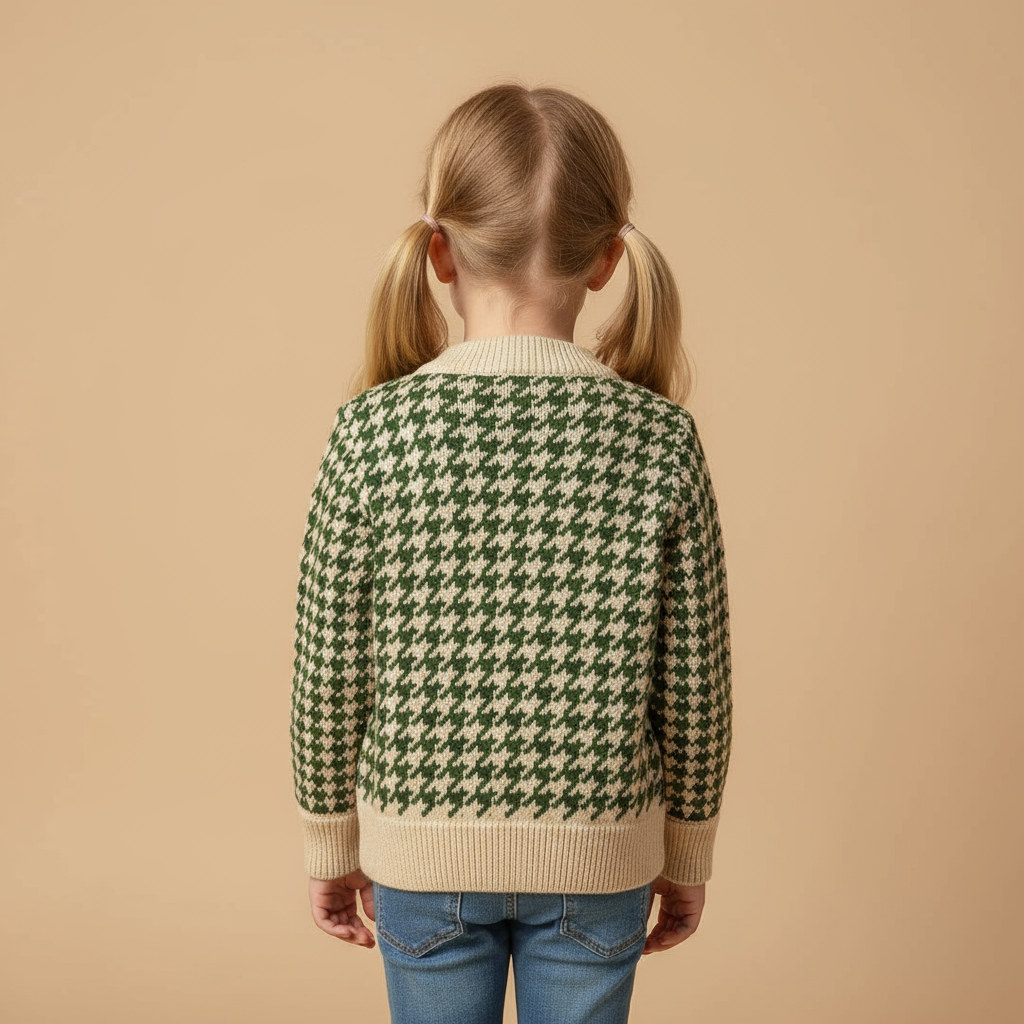 Girl full back view