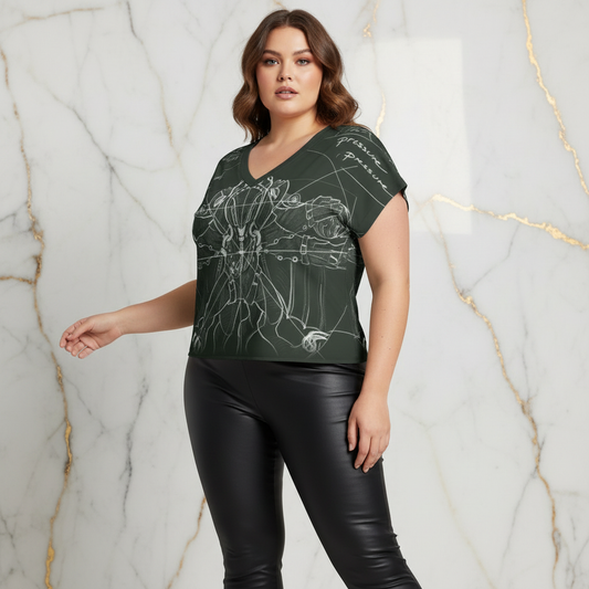 Opposite Angle with Black Leggings