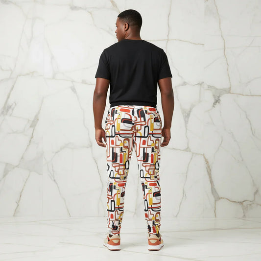 Plus-size men's back view