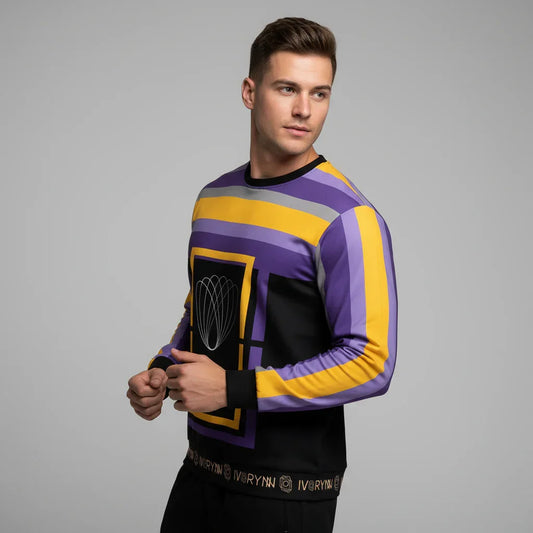 Right side profile - man in sweatshirt