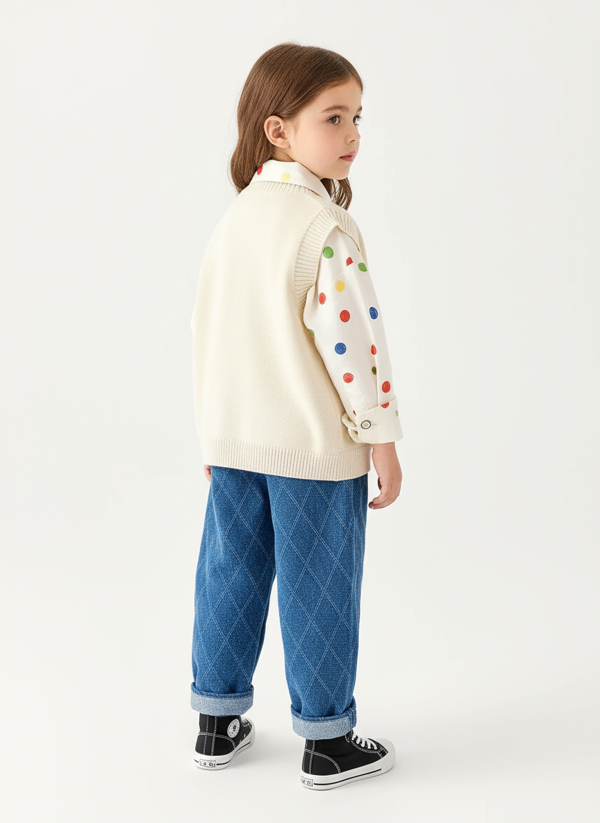Studio three-quarter back view