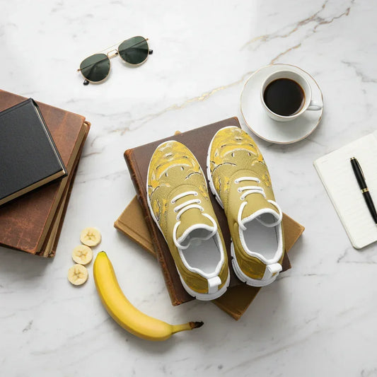 Styled with vintage books and coffee