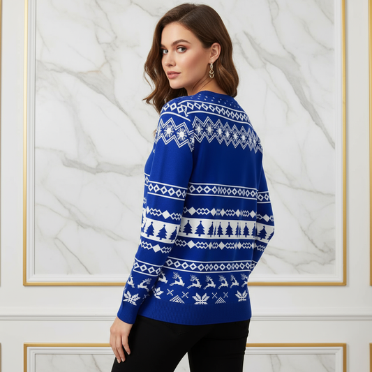 Three-quarter back view on marble background