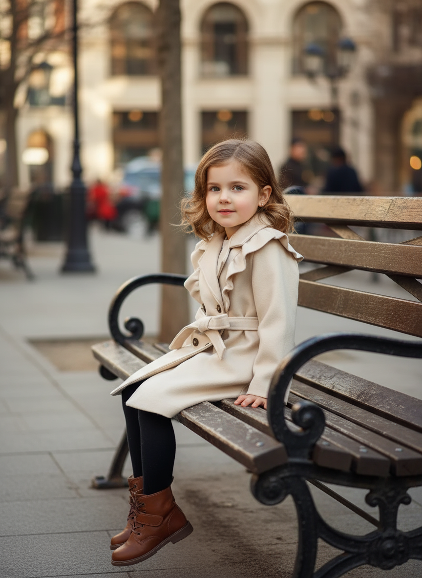 Urban bench editorial style