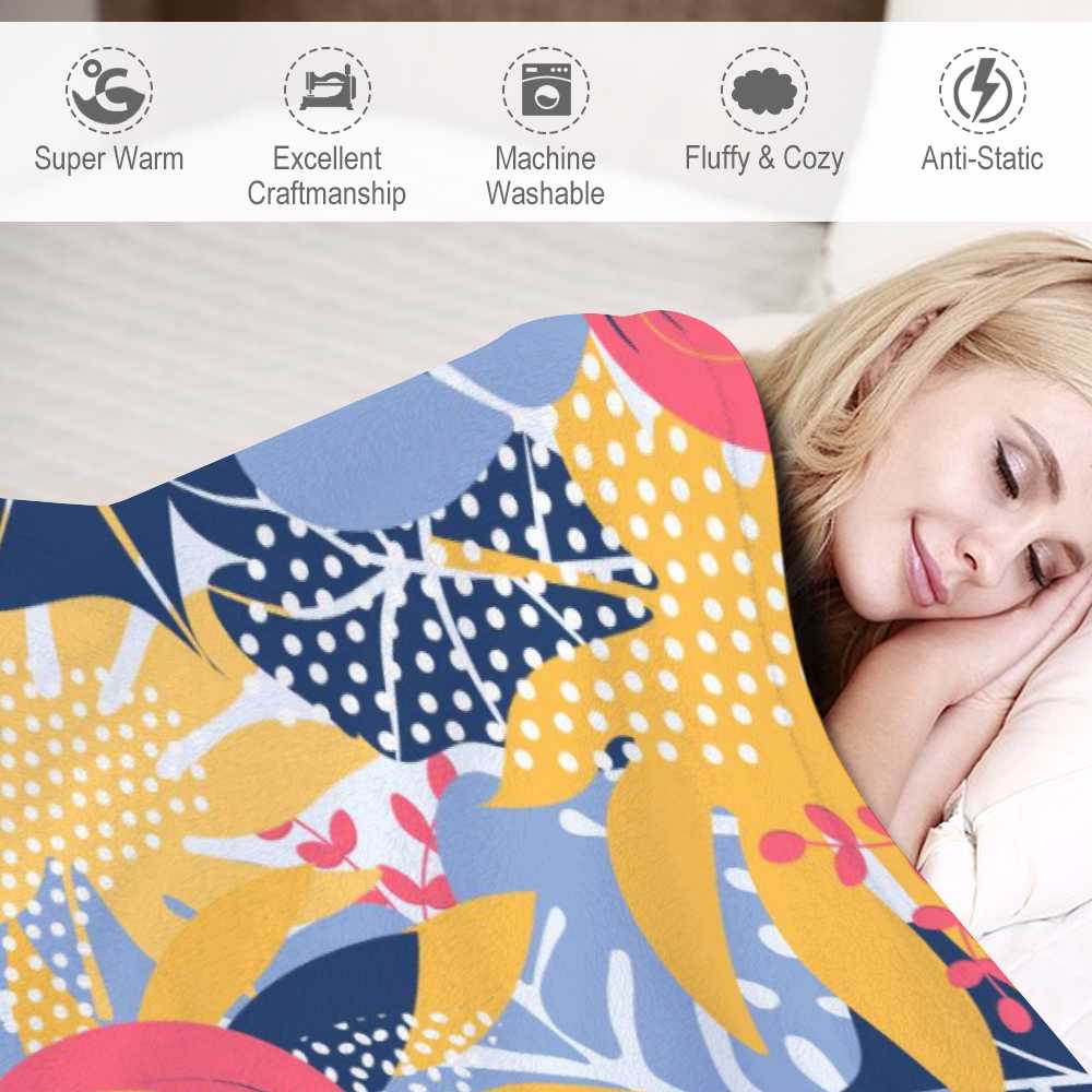60" × 80" Blankets Thin Flannel Blanket - Mishastyle