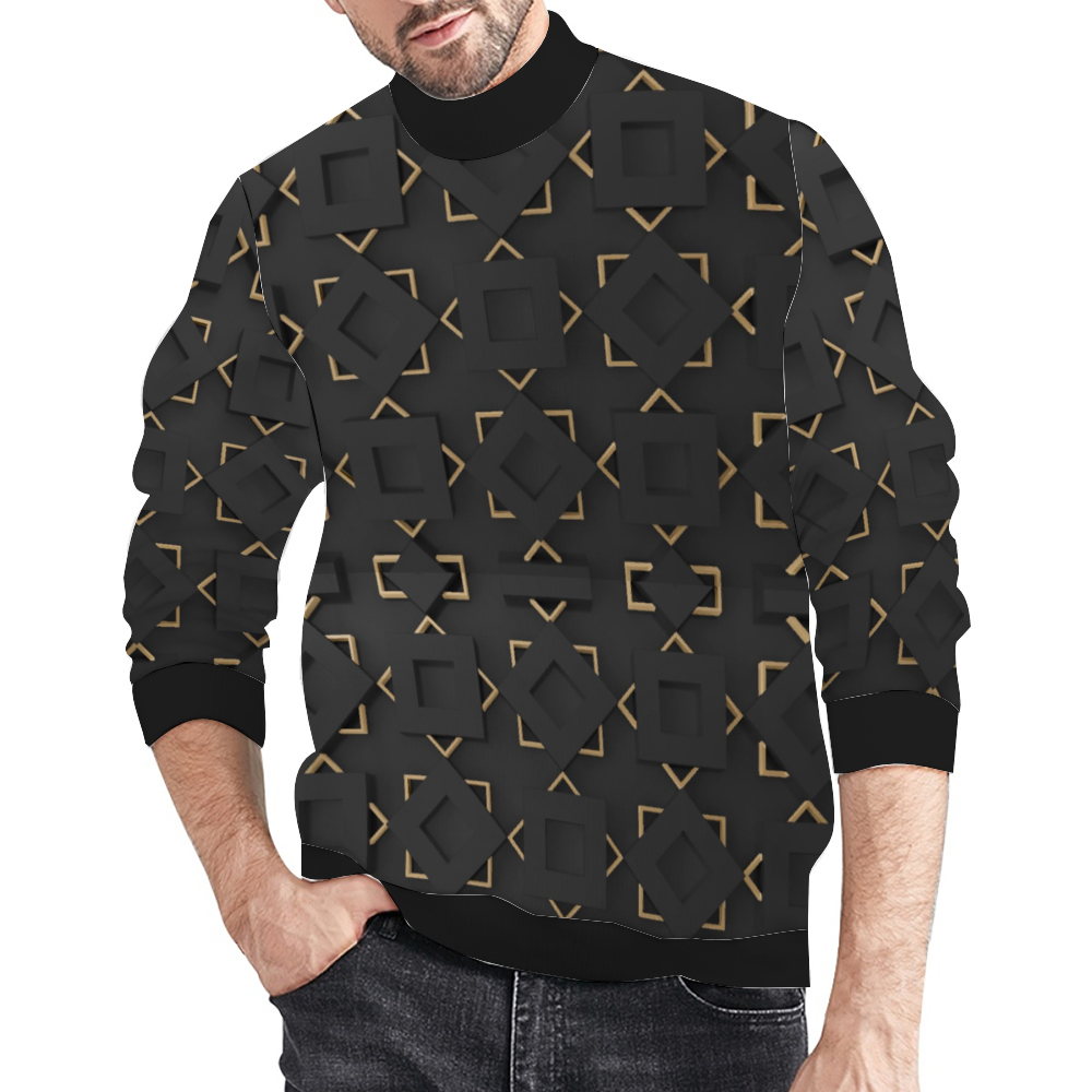 Classic Black Turtleneck Long Sleeve Knitted Sweaters