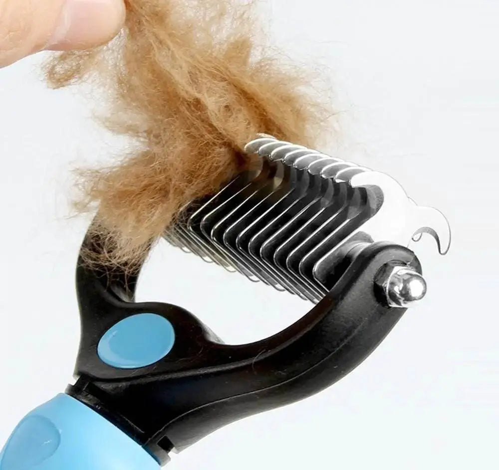 Double Sided Shedding Pet Grooming Brush - IVORYNN