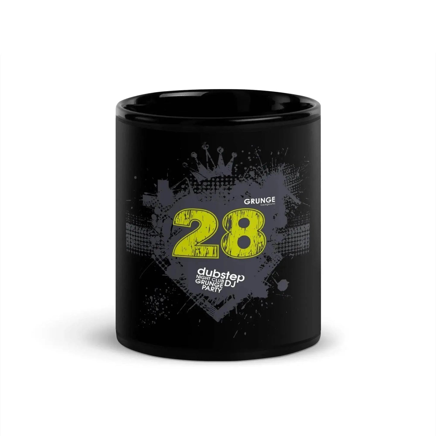 Dubstep Black Glossy Mug - Black - IVORYNN