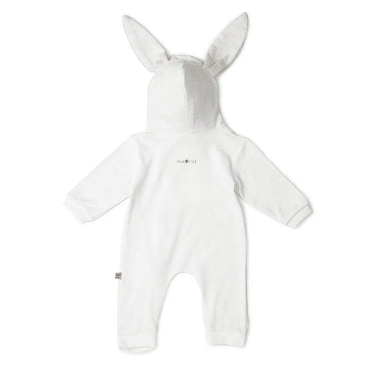 Frame House Baby's Zipper Hooded Rompers - IVORYNN