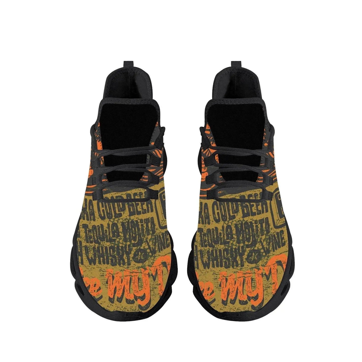 Lady Flex Control Sneaker - Black - IVORYNN