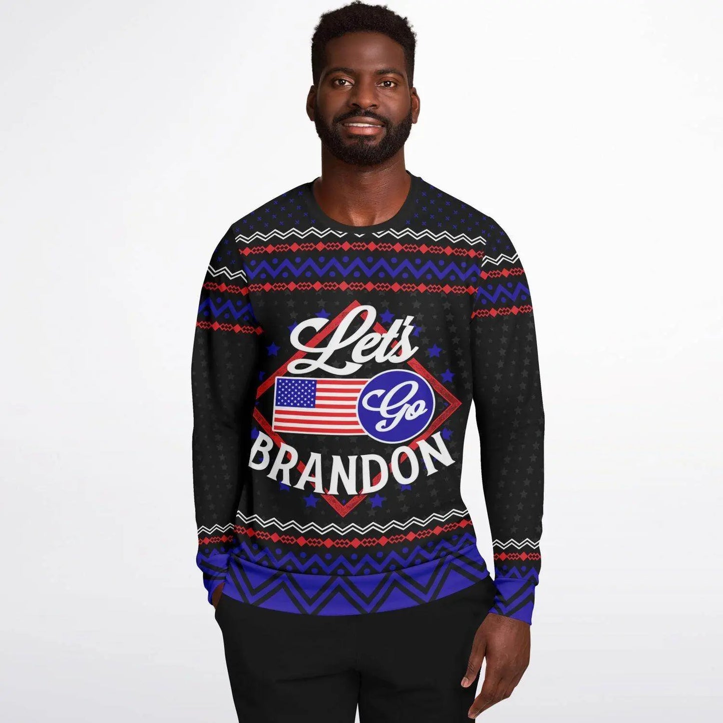 Let's Go Brandon Athletic Sweater - IVORYNN