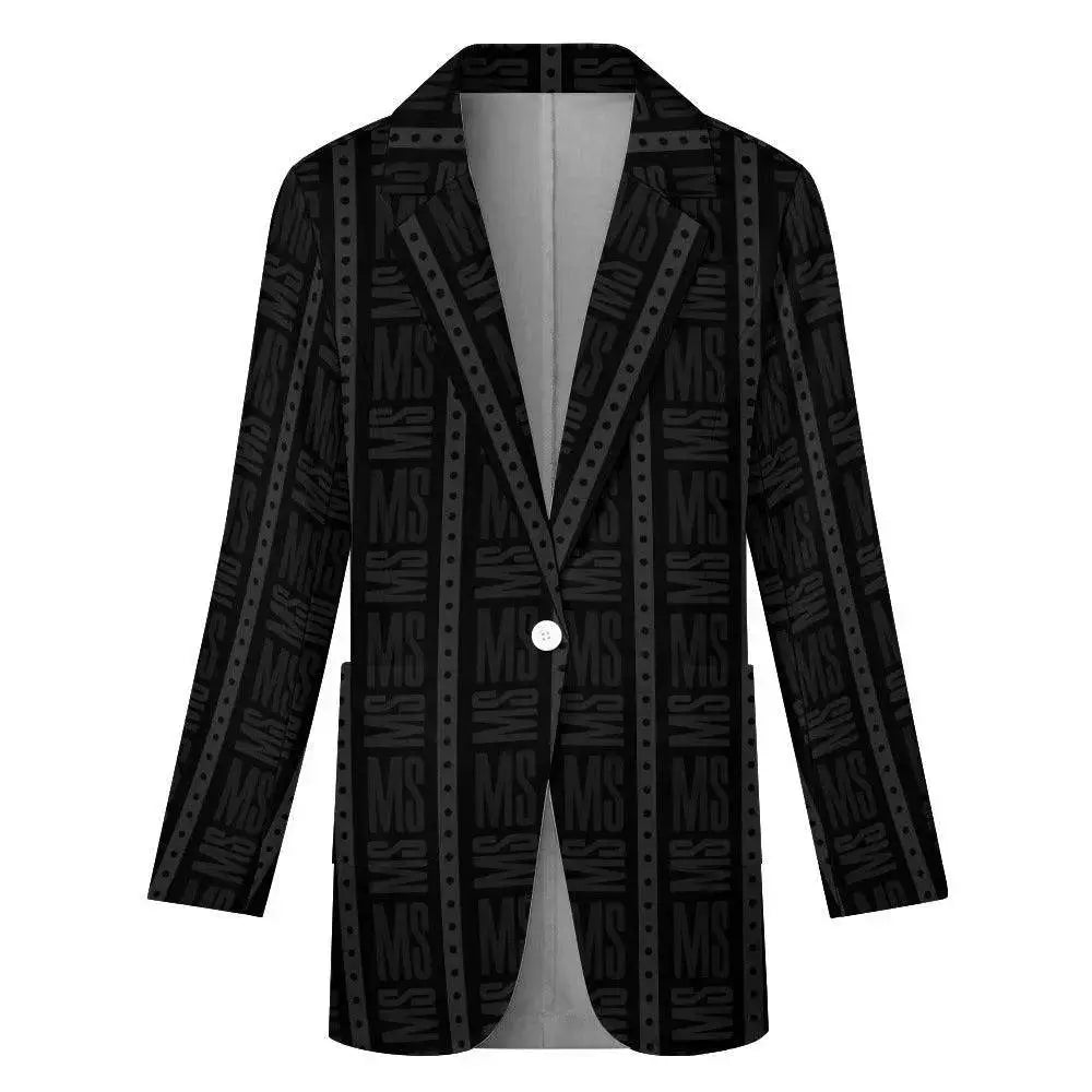 Luxury line Women's Stylish Black Blazer - IVORYNN
