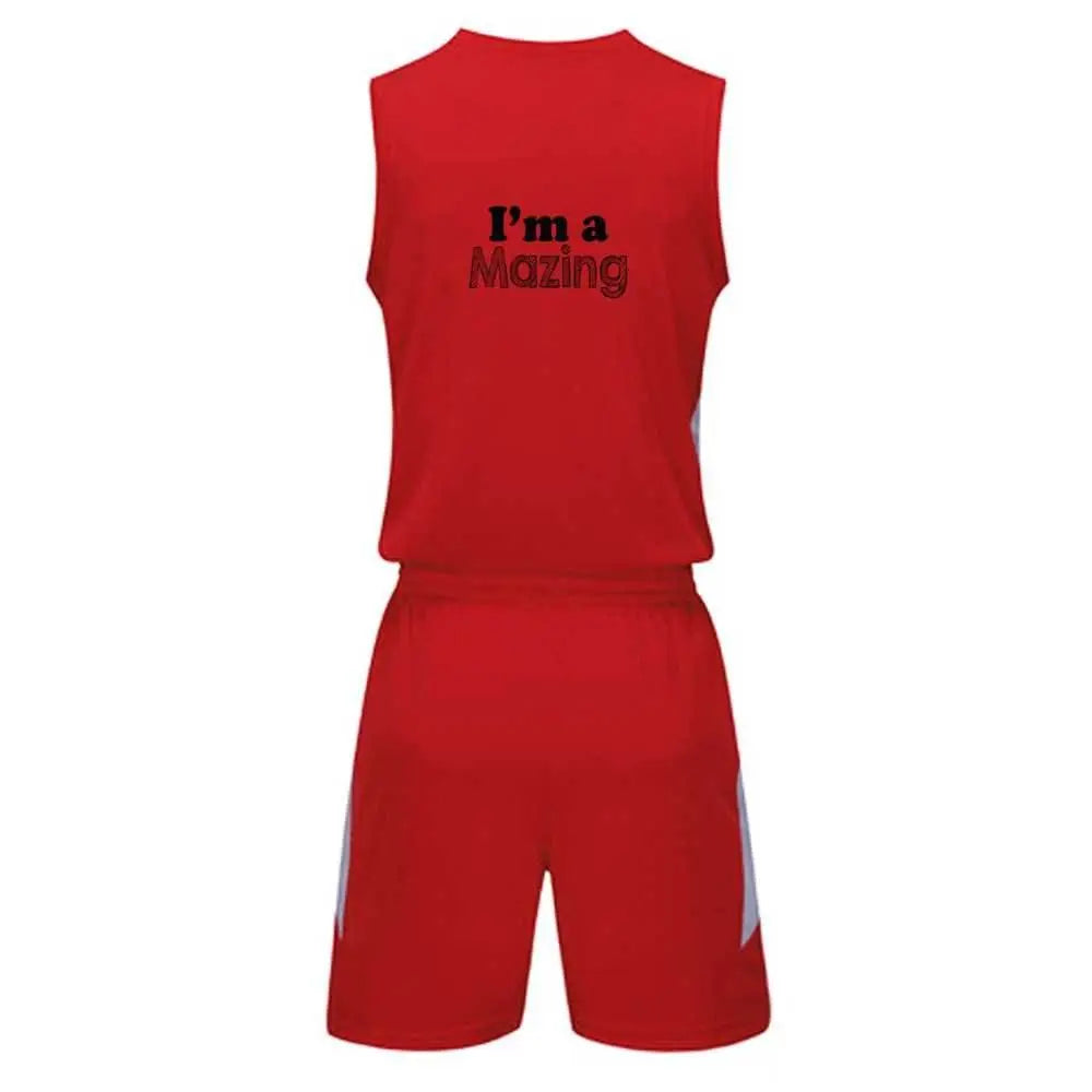 Men's Basketball Suit Athletic Outfit - IVORYNN