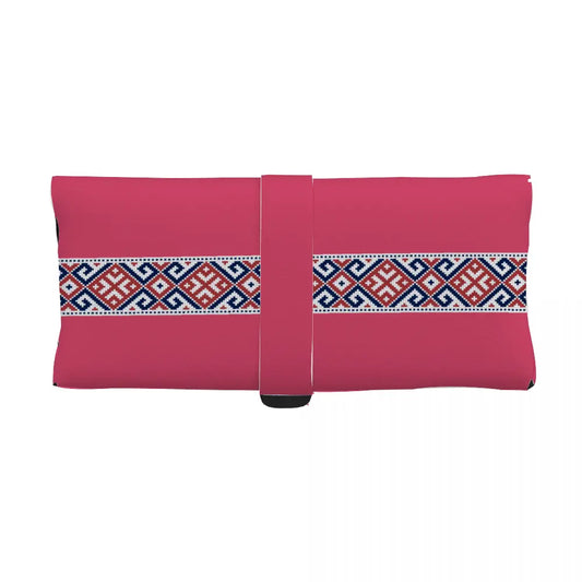 Rose Decoration Anti-Scratch Leather Portable Eyewear Case - IVORYNN