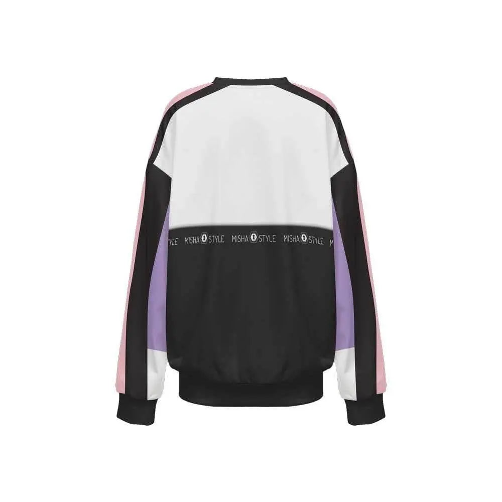 Shoot Stars Relaxed Fit Crewneck Sweatshirt - IVORYNN