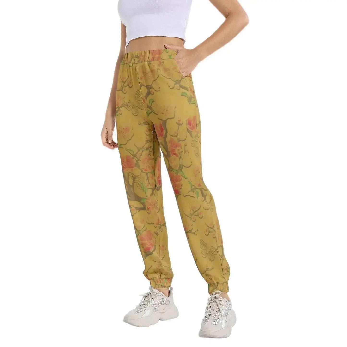 Vintage Elastic Waist Tapered Sweatpant - IVORYNN