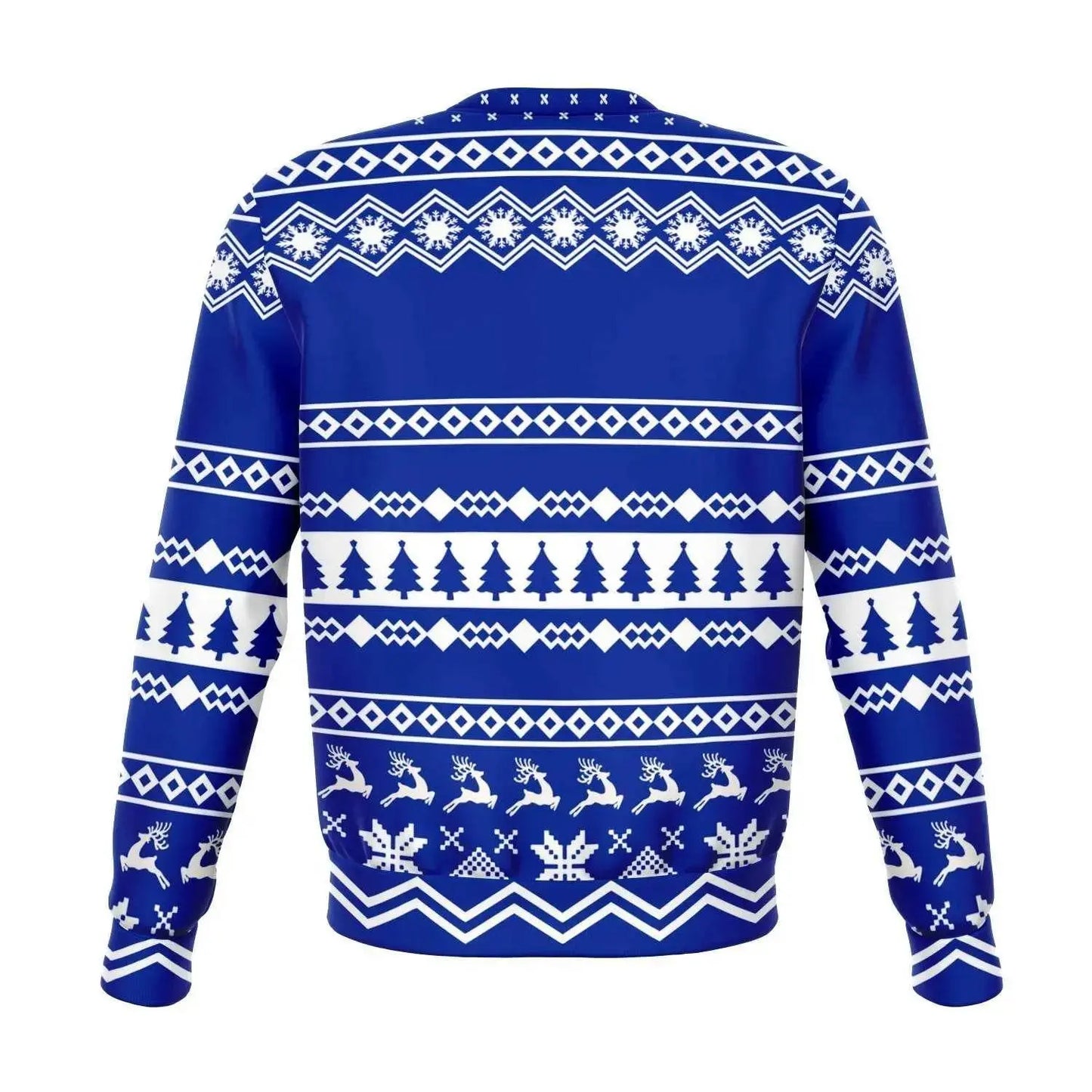 Vintage Fashionable Christmas Men Sweater - Navy - IVORYNN
