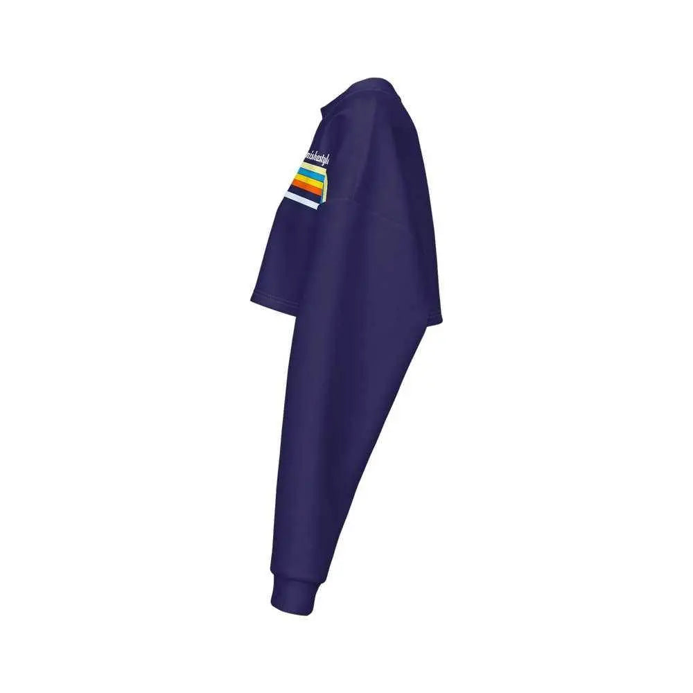 Women’s Cropped Crewneck Sweatshirt - IVORYNN