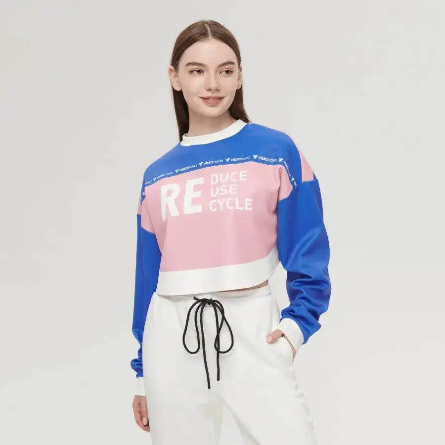 Women’s Cropped Crewneck Sweatshirt - IVORYNN