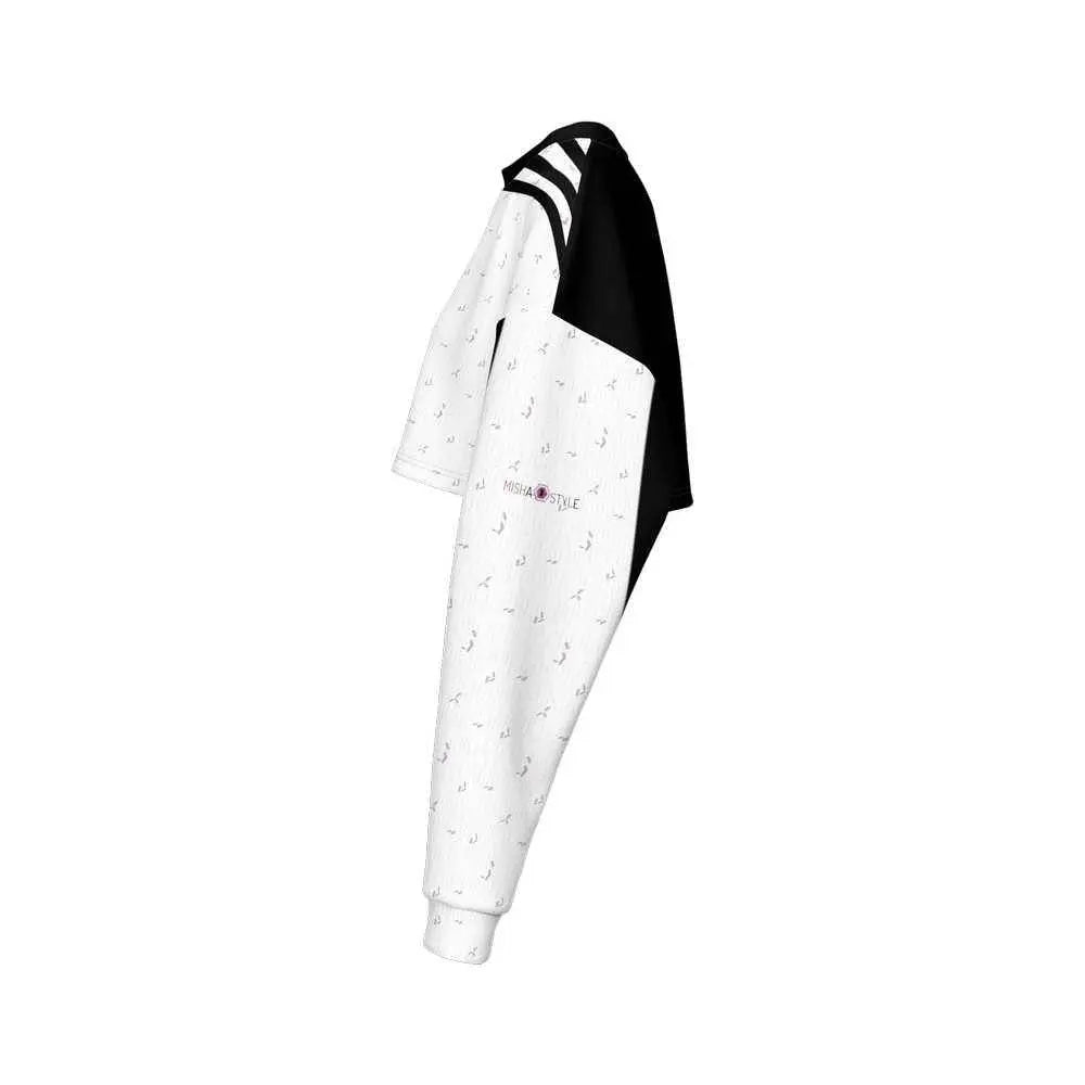 Women’s Cropped Lines Sweatshirt - IVORYNN