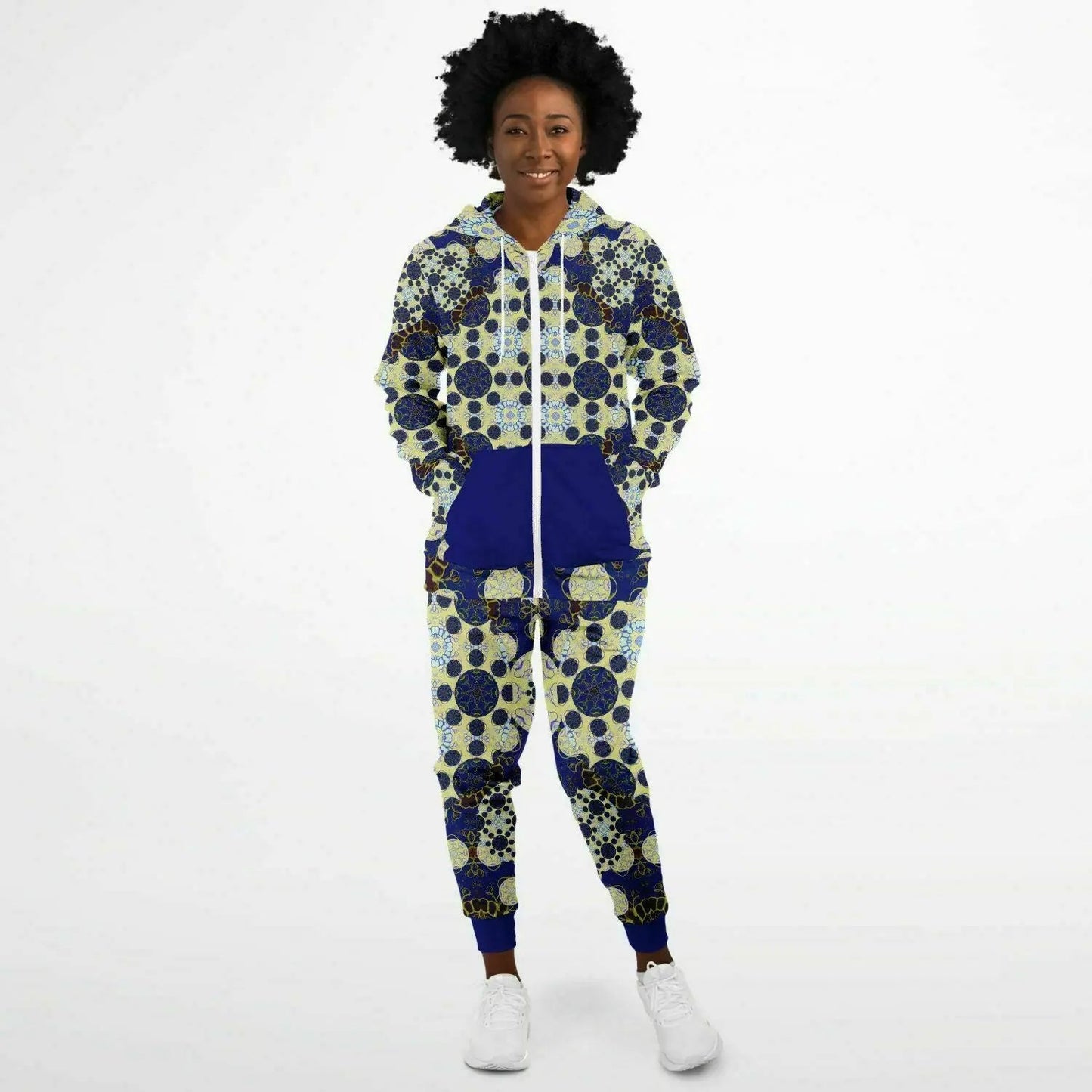 Decoration Fashion Ziphoodie & Jogger - Set - Mishastyle