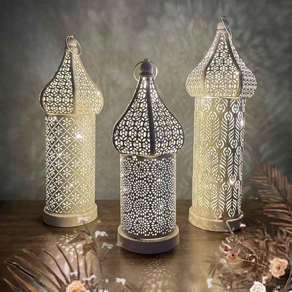 Morocco White Lamp Decoration - Mishastyle