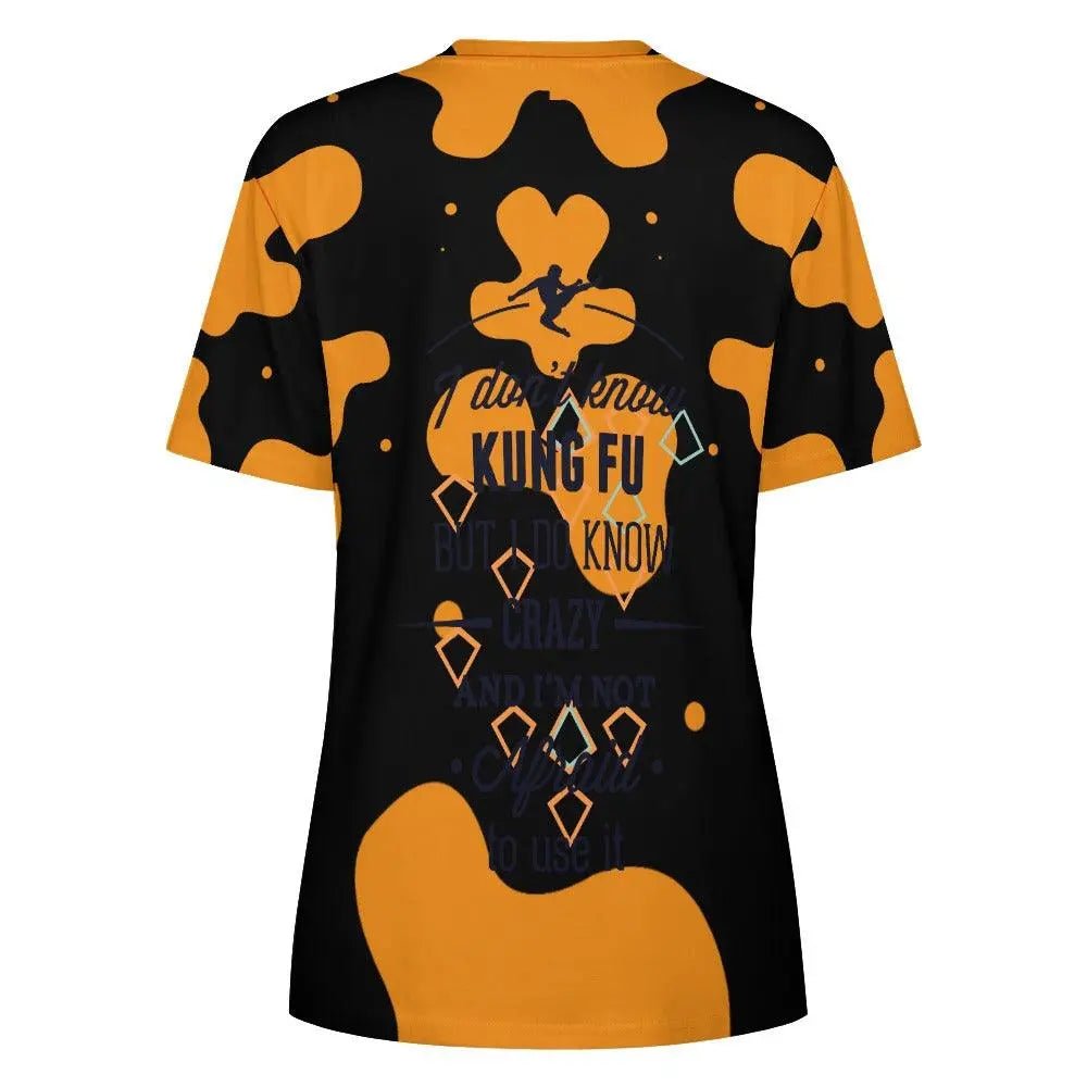 Orange Me Women's Cotton T-Shirt - Mishastyle