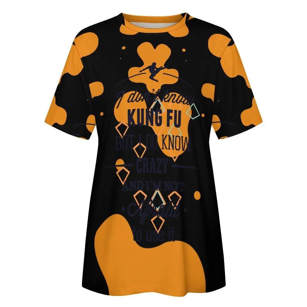Orange Me Women's Cotton T-Shirt - Mishastyle
