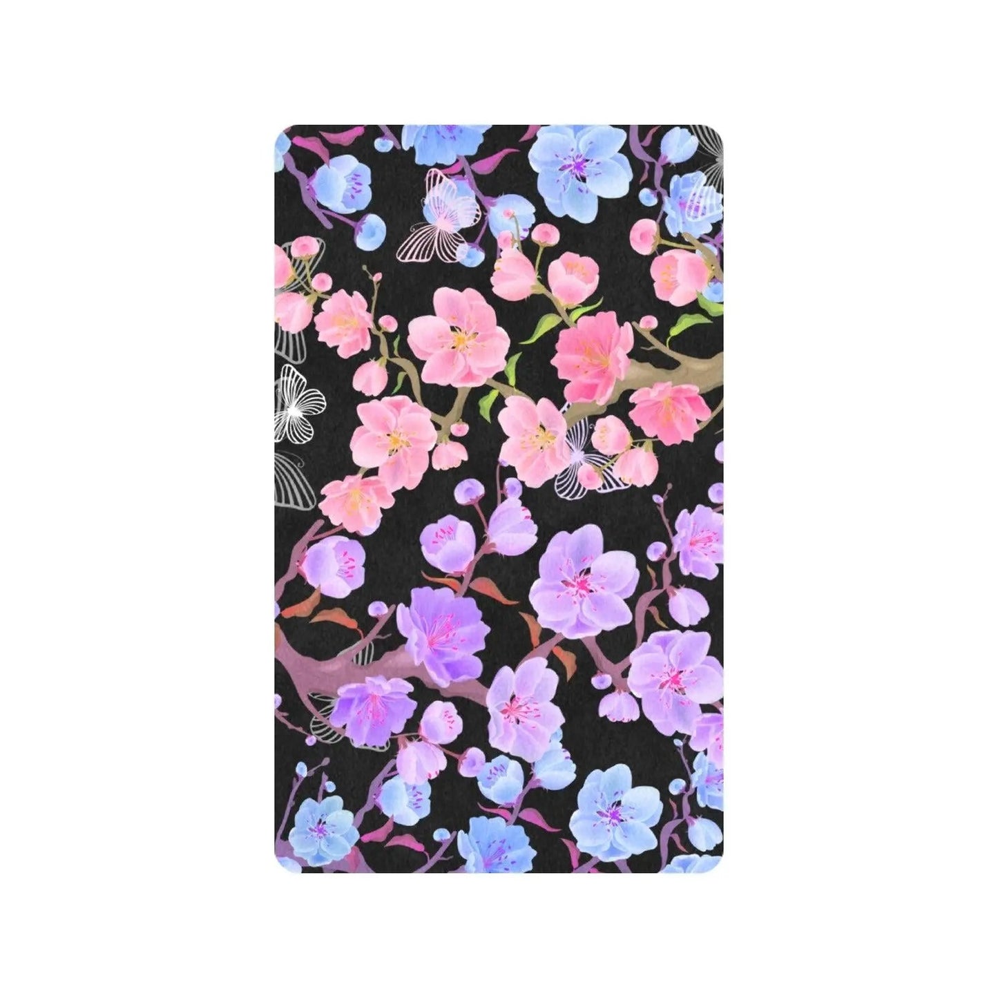 Spring Floral Rubber Rooms Rug - Mishastyle