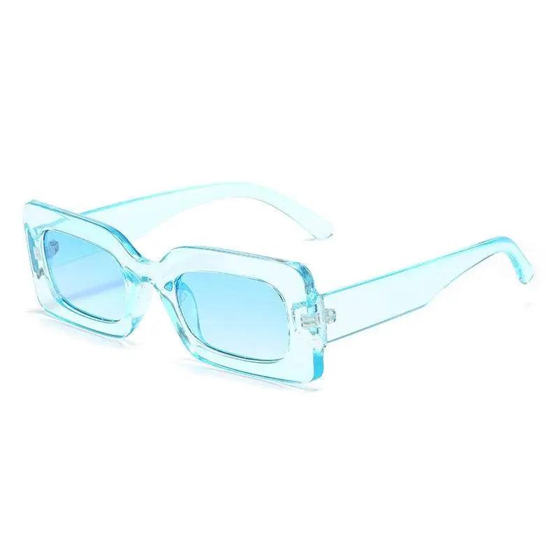 Vintage UV400 Rectangle Frame Sunglasses - Mishastyle