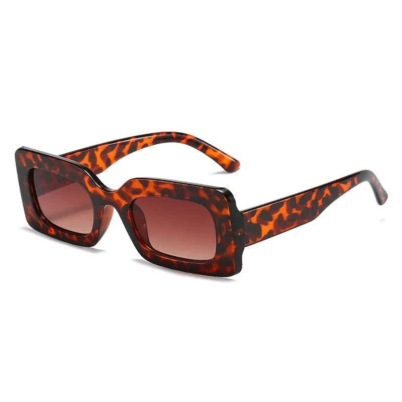 Vintage UV400 Rectangle Frame Sunglasses - Mishastyle