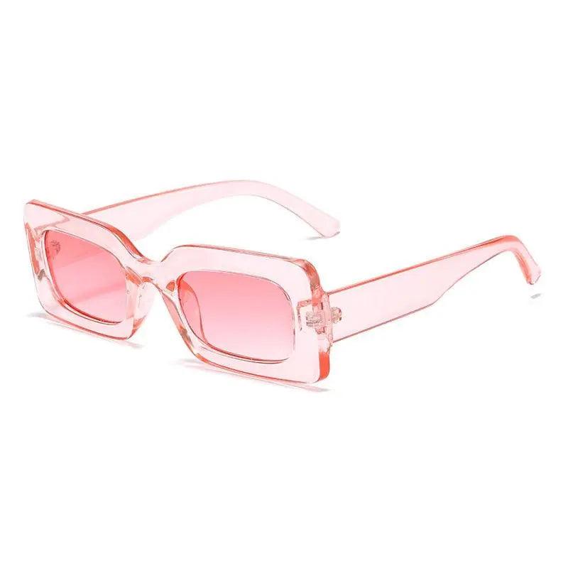 Vintage UV400 Rectangle Frame Sunglasses - Mishastyle