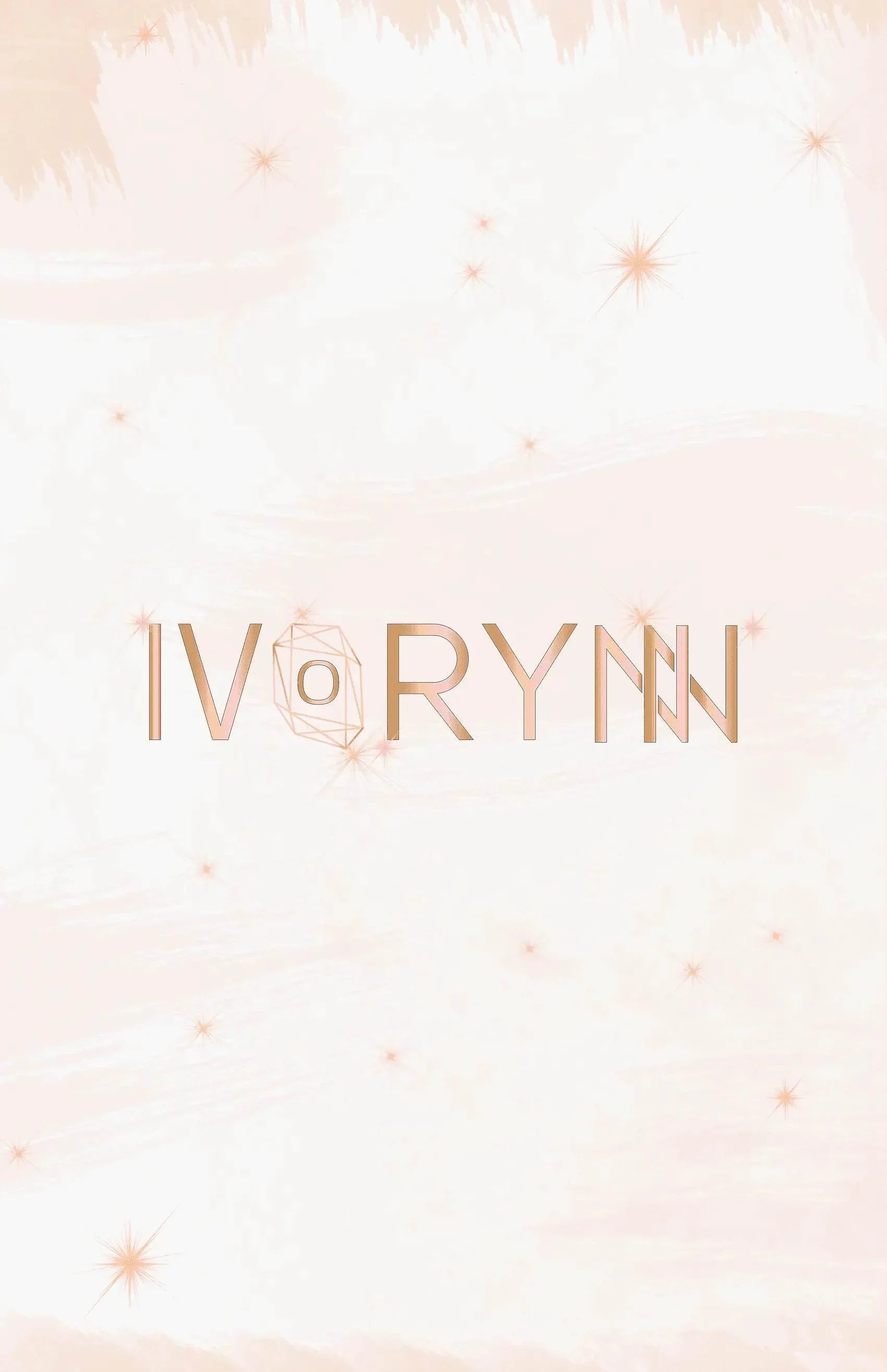 IVORYNN logo on a soft pink background with star accents, modern luxury branding