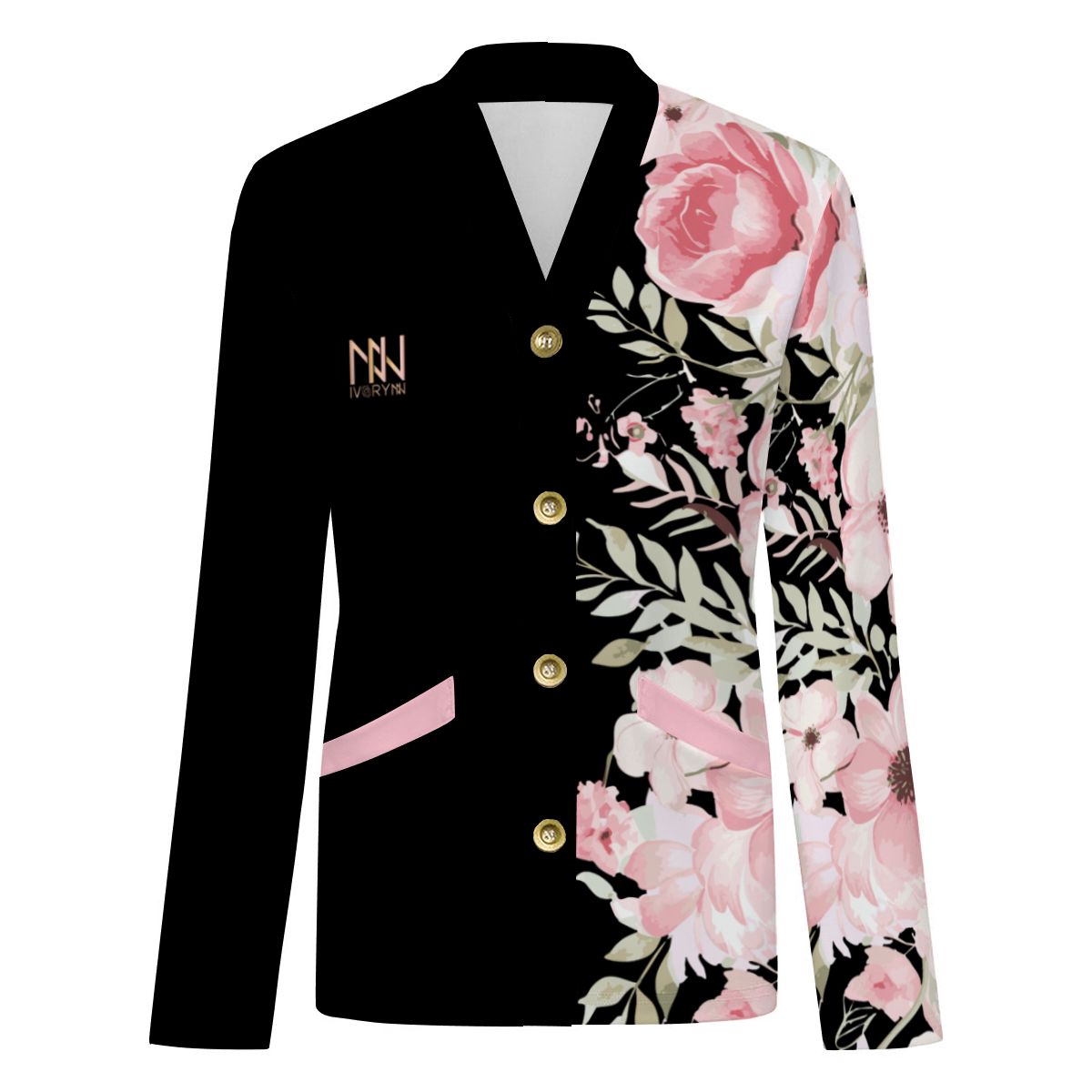 Floral V Neck Lightweight Cardigan