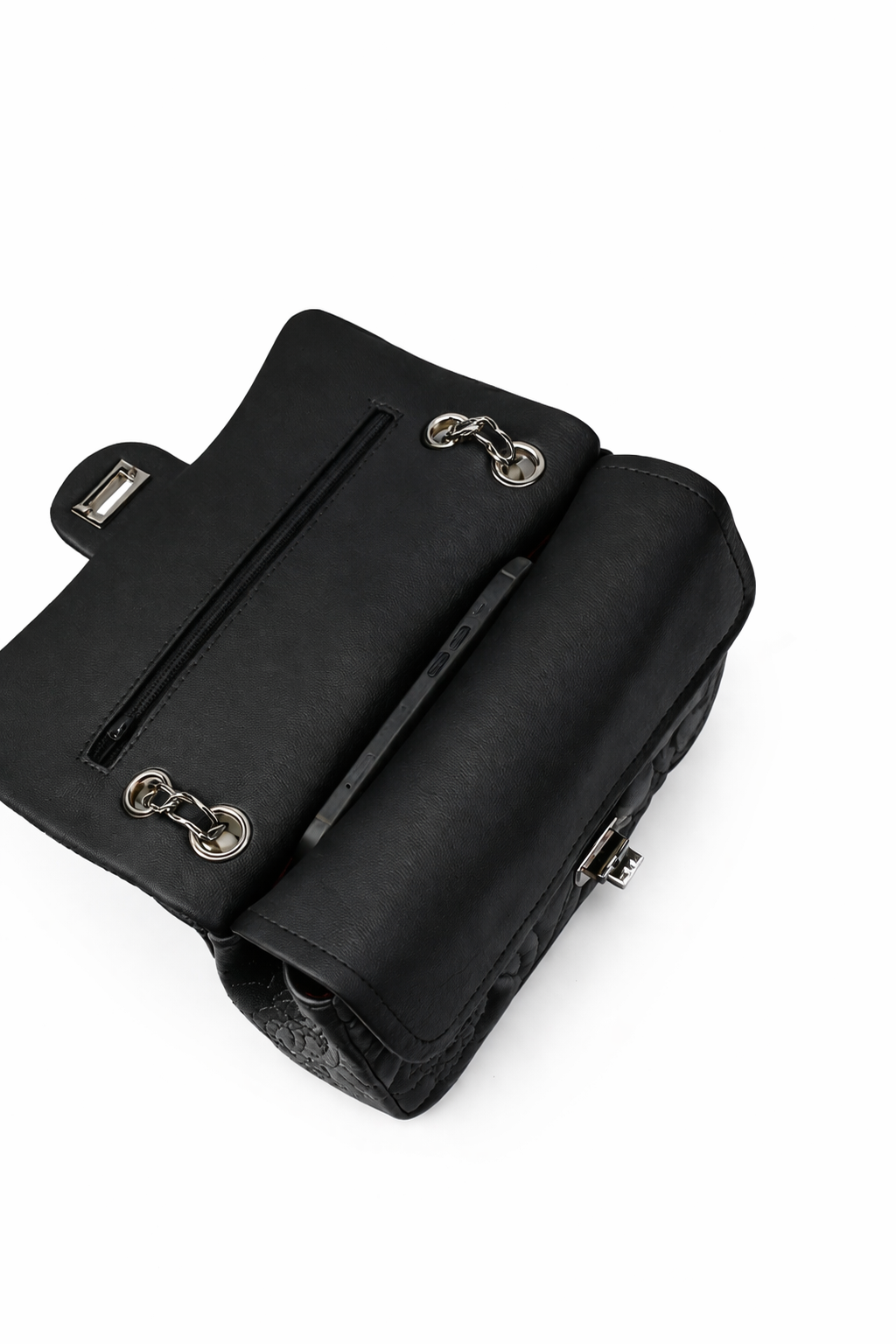 Genuine LeatherBlack Crossbody Bag