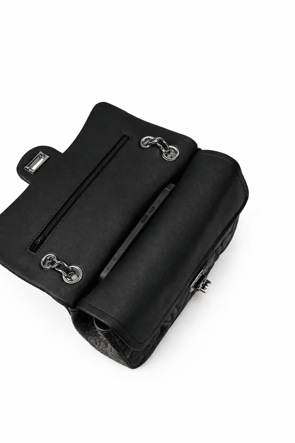 Genuine LeatherBlack Crossbody Bag