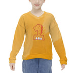 V-neck Mario One Warm Yelllow Sweater