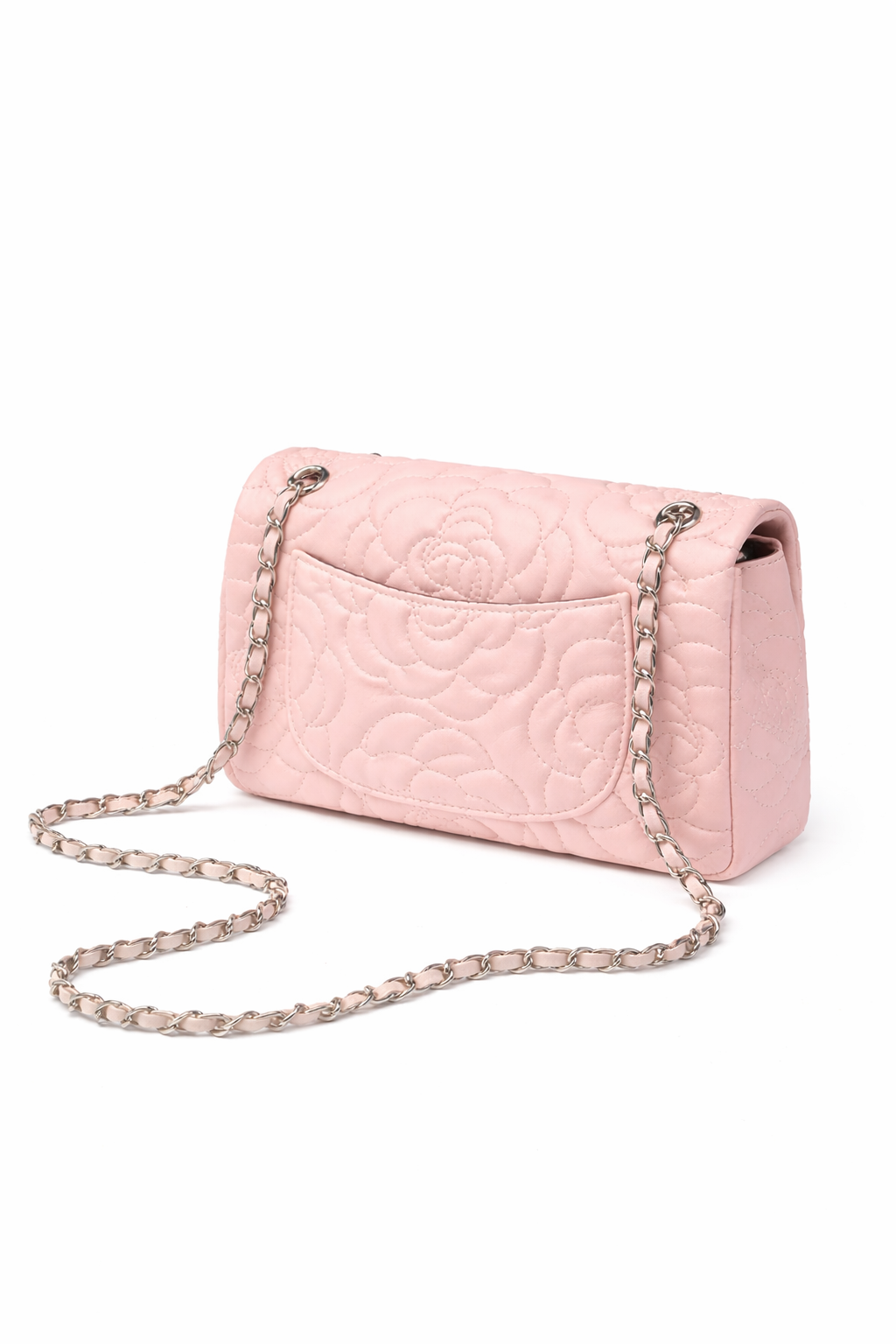 Genuine Leather Pink Crossbody Bag