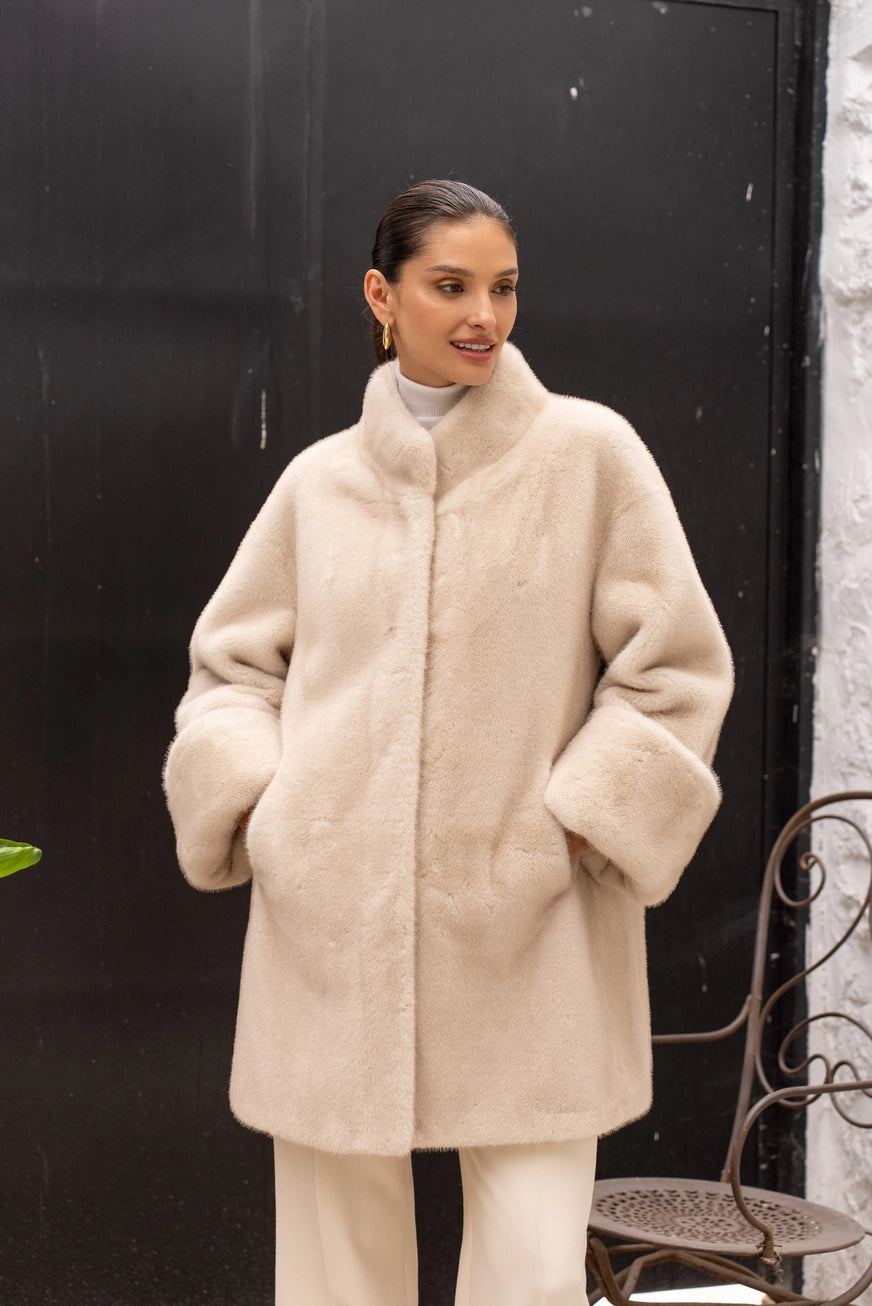 Chic Ultra-Soft Long Faux Fur Coat