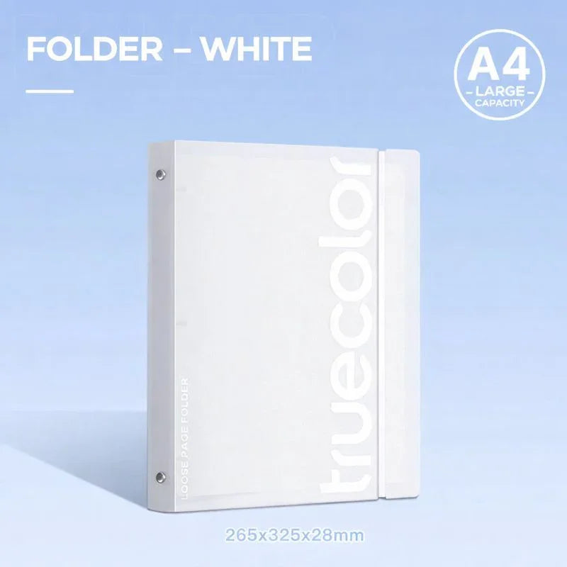 A4 Loose-Leaf Folder Information Book Transparent