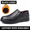 Formal British Genuine Leather Fleece Black Shoes