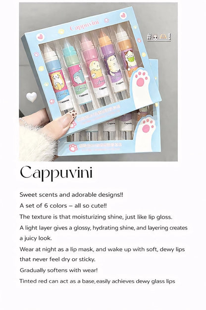 Velvety Lip Balm in natural winter shades