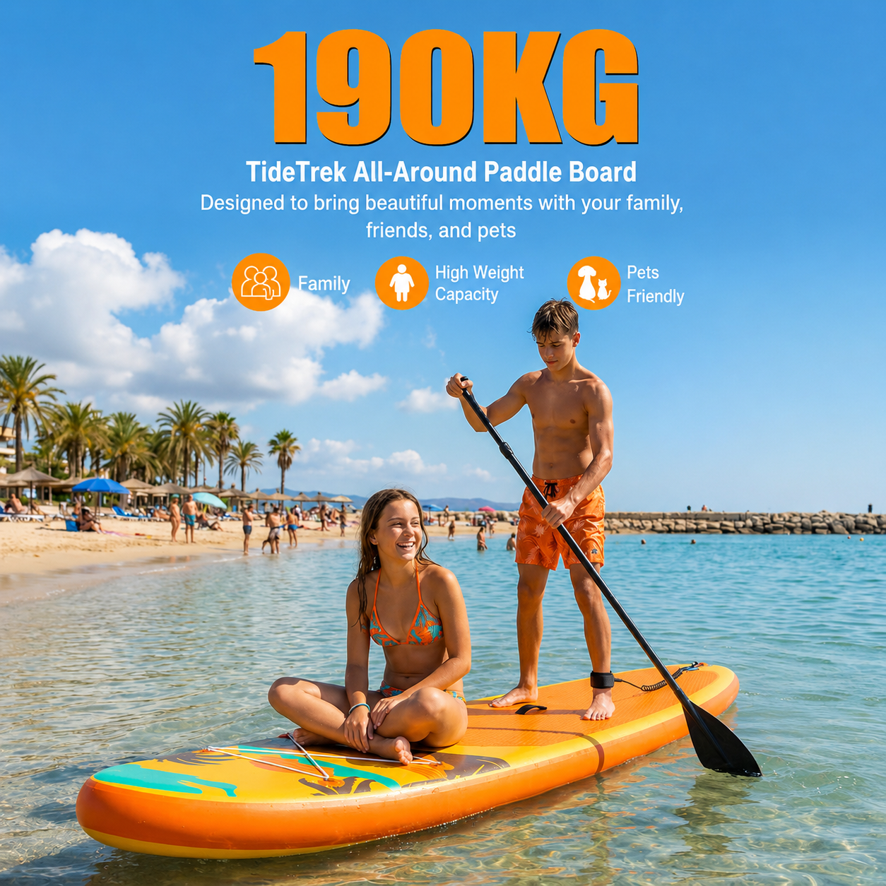 Inflatable Standing Paddle Board Set