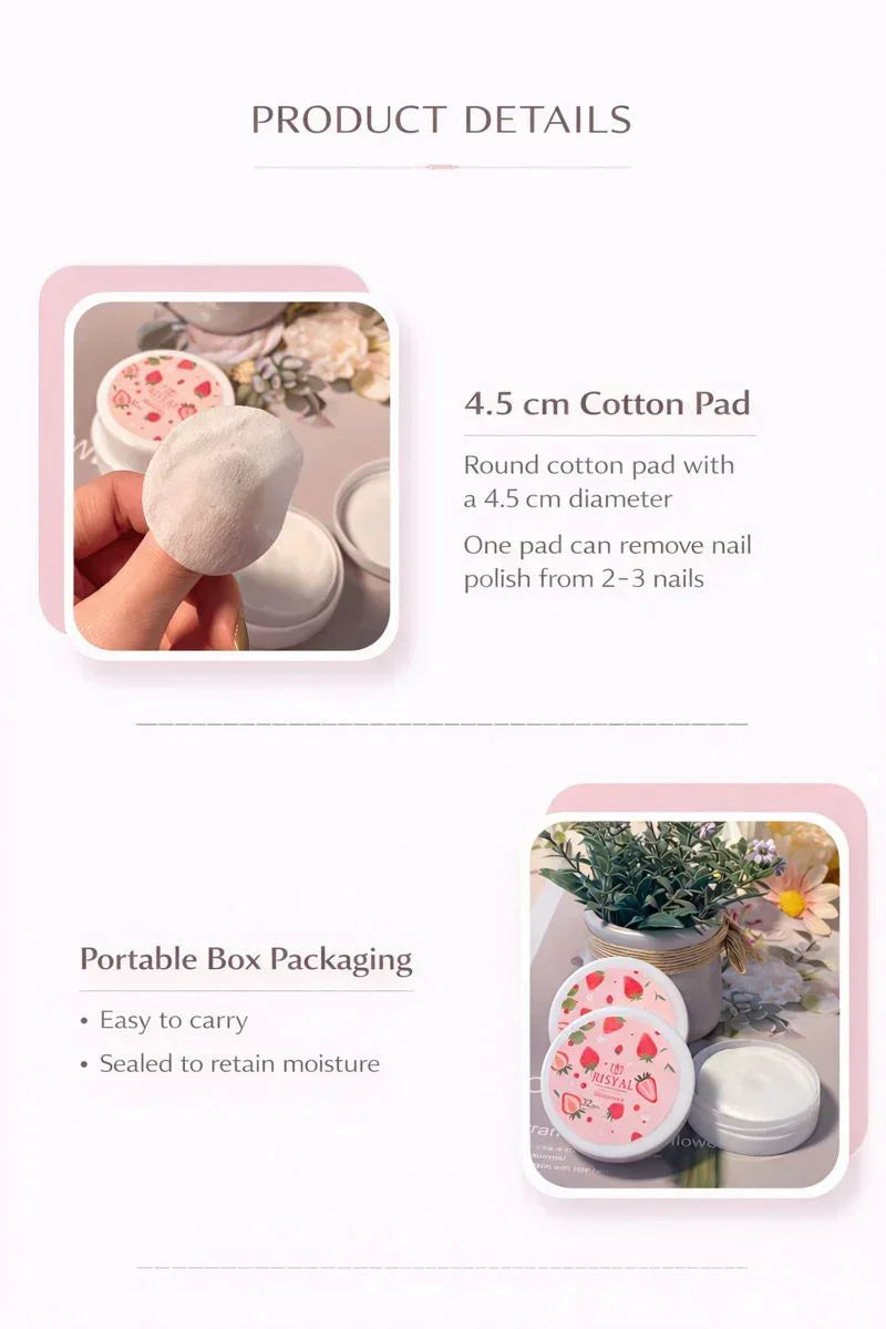 32 Pieces Nail Polish Remover Wipes