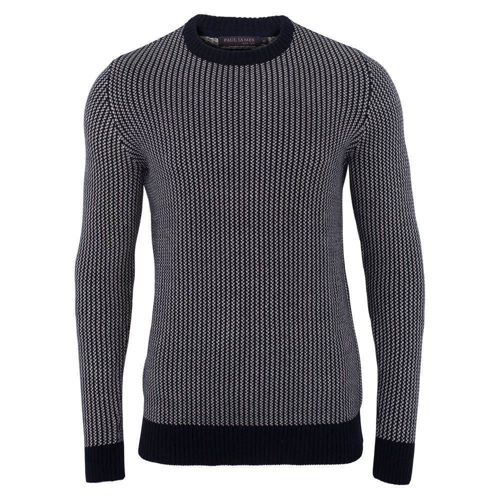 100% Cotton Dark Gray Premium Knitted Sweater - IVORYNN