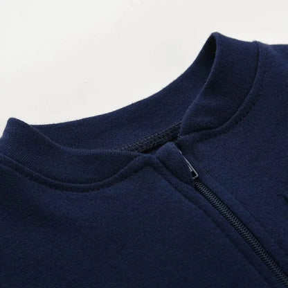 100% Cotton Newborn Baby Zipper Rompers - IVORYNN