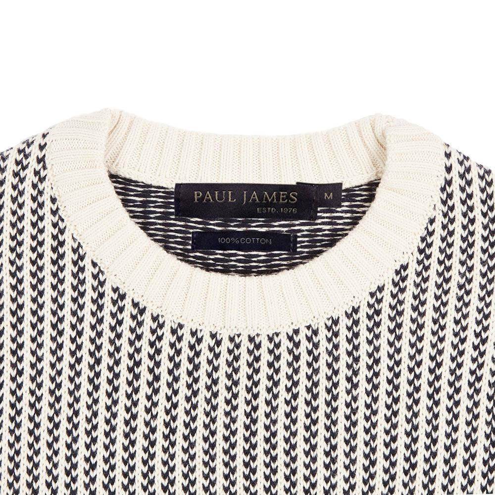 100% Cotton Off White Premium Knitted Sweater - IVORYNN